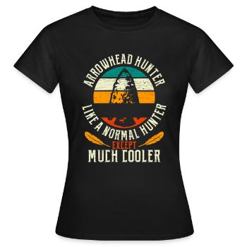 Arrowhead Hunter - Frauen T-Shirt - Schwarz - Vorne - AI Model Female 172 dark (172cm)