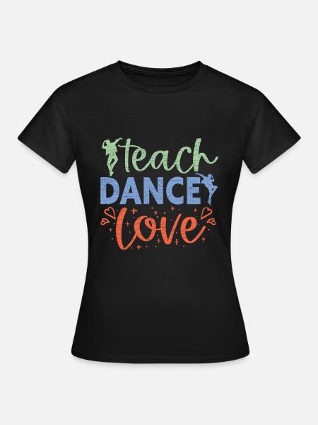 Tänzer Tanzlehrer - Frauen T-Shirt - Schwarz