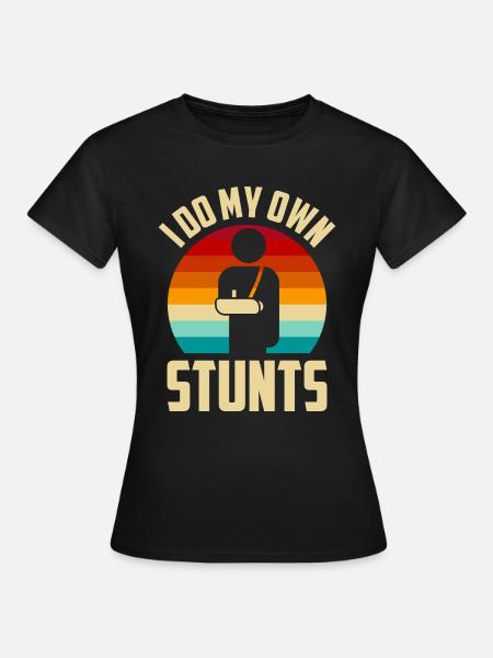 Armverletzung Geschenk Extremsport - Frauen T-Shirt - Schwarz
