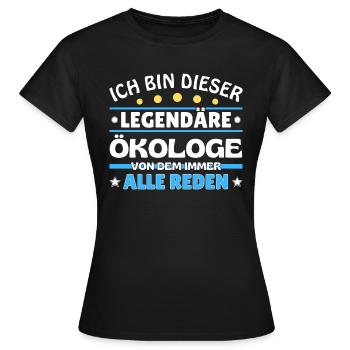 Ich bin dieser legendäre Dozent - Frauen T-Shirt - Schwarz - Vorne - AI Model Female 172 dark (172cm)