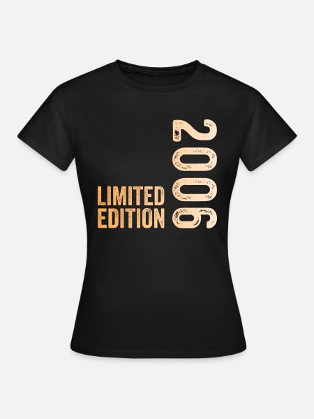 Limited Edition 2006 - Verjaardag Design - Vrouwen T-shirt - zwart