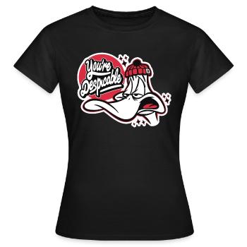 Looney Tunes Daffy Duck Despicable - Women's T-Shirt - black - Front - AI Model Female 172 dark (172cm)