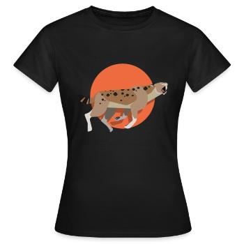 Smilodon - Frauen T-Shirt - Schwarz - Vorne - AI Model Female 172 dark (172cm)