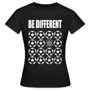 Darts Dart Dartboard - Frauen T-Shirt - Schwarz - Vorne - AI Model Female 172 dark (172cm)