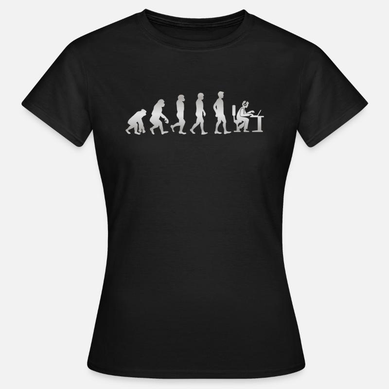 Il est tout simplement l'évolution - Gamer! - T-shirt Femme - noir