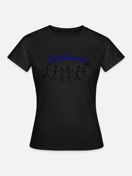 Biodanza Kreis Tanzende - Frauen T-Shirt - Schwarz