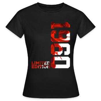 66. GEBURTSTAG 66 JAHRE LIMITED EDITION 1960 - Frauen T-Shirt - Schwarz - Vorne - AI Model Female 172 dark (172cm)
