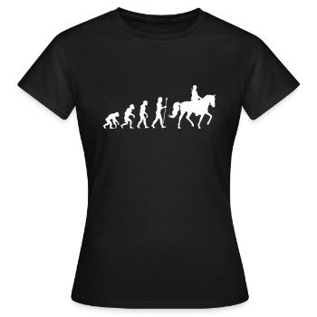 Cavalier Cavalier Evolution Cavalier - T-shirt Femme - noir - Devant - AI Model Female 172 dark (172cm)