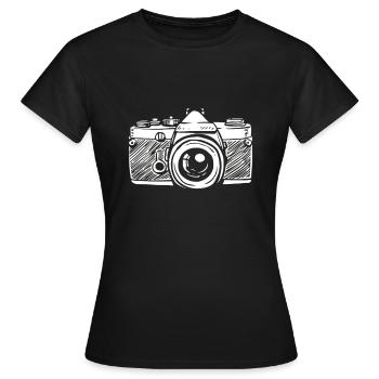 Photographe photographier photographe photographe - T-shirt Femme - noir - Devant - AI Model Female 172 dark (172cm)