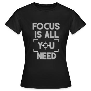 Photographe Photographe Photographier Photographe - T-shirt Femme - noir - Devant - AI Model Female 172 dark (172cm)