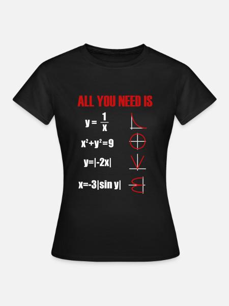 Math mathematician teacher - Women's T-Shirt - black