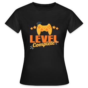 Gaming - T-shirt Femme - noir - Devant - AI Model Female 172 dark (172cm)