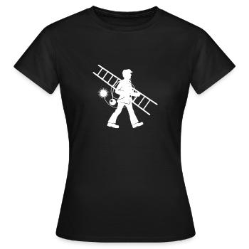 Chimney Chimney Sweep Chimney Sweep - Women's T-Shirt - black - Front - AI Model Female 172 dark (172cm)