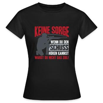 Club de tir du tireur Sagittaire - T-shirt Femme - noir - Devant - AI Model Female 172 dark (172cm)