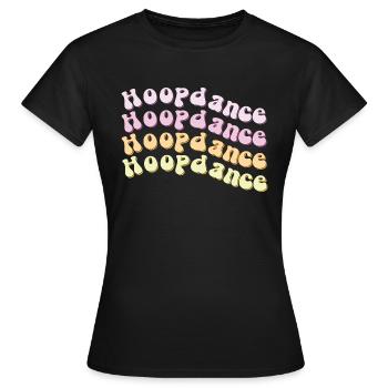 Danse du cerceau - T-shirt Femme - noir - Devant - AI Model Female 172 dark (172cm)