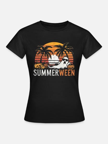 Summerween Geist - Frauen T-Shirt - Schwarz
