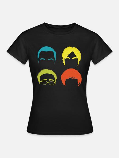 The Big Bang Theory Pop Art - Women's T-Shirt - black