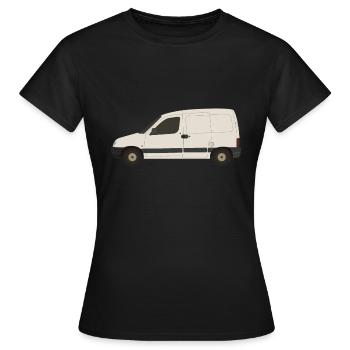 Van - Women's T-Shirt - black - Front - AI Model Female 172 dark (172cm)