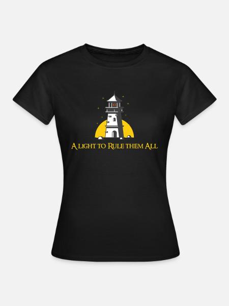Ein Licht sie knechten (dunkel) - Frauen T-Shirt - Schwarz