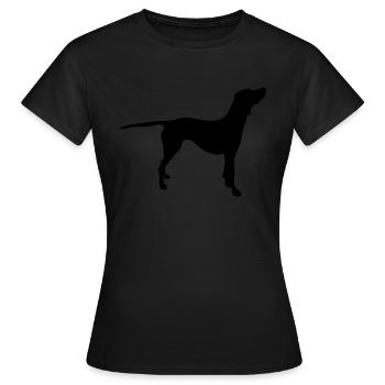 Dalmatian - Women's T-Shirt - black - Front - AI Model Female 172 dark (172cm)