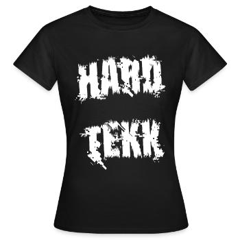 HARD TEKK - T-shirt Femme - noir - Devant - AI Model Female 172 dark (172cm)