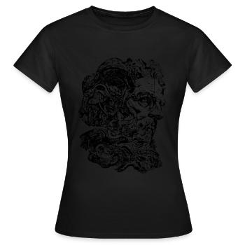 Zeus (iso) - Frauen T-Shirt - Schwarz - Vorne - AI Model Female 172 dark (172cm)