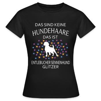 Entlebucher Sennenhunde Schweiz Sennenhund Hunde - Frauen T-Shirt - Schwarz - Vorne - AI Model Female 172 dark (172cm)