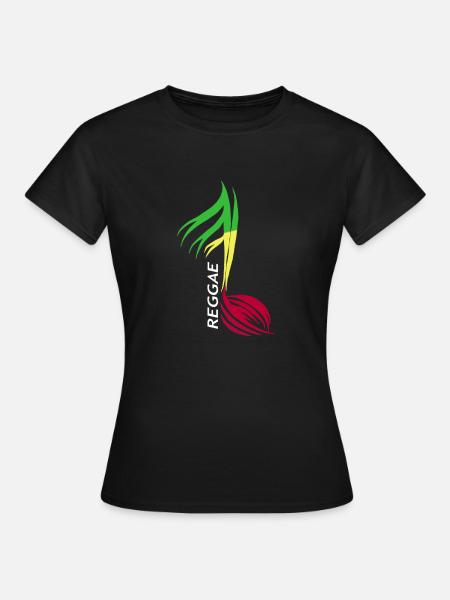 Rasta Rastafarian reggae - T-shirt Femme - noir