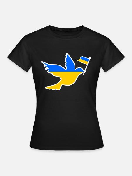 Ukraine - Frauen T-Shirt - Schwarz