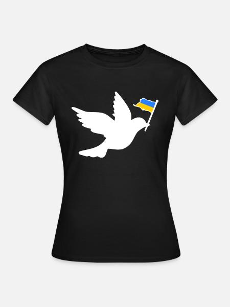 Ukraine - Frauen T-Shirt - Schwarz