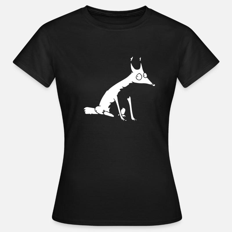 White Fox no 1 - Women's T-Shirt - black