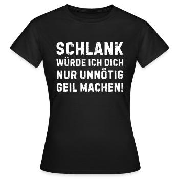 Minc, je ne ferais que te rendre inutilement excité - T-shirt Femme - noir - Devant - AI Model Female 172 dark (172cm)