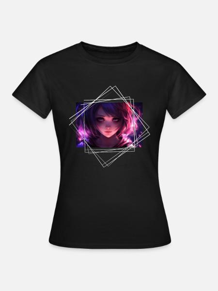 Anime Yandere Character - Women's T-Shirt - black