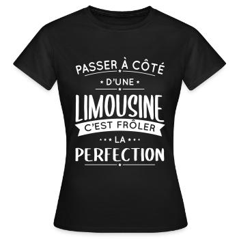 Limousine - Frôler la perfection - Limousin - T-shirt Femme - noir - Devant - AI Model Female 172 dark (172cm)