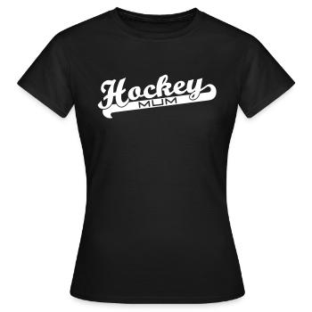 Hockey-Mamma-Skript - Frauen T-Shirt - Schwarz - Vorne - AI Model Female 172 dark (172cm)