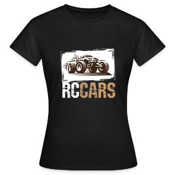 RC Cars Modellauto Modell Fernsteuerung - Frauen T-Shirt - Schwarz - Vorne - AI Model Female 172 dark (172cm)