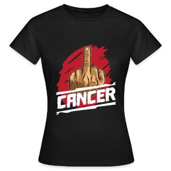 F... Cancer Maladie Lutte contre le cancer - T-shirt Femme - noir - Devant - AI Model Female 172 dark (172cm)