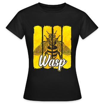 guêpe - T-shirt Femme - noir - Devant - AI Model Female 172 dark (172cm)