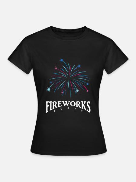 Firework Staff Feuerwerk Pyrotechnik - Frauen T-Shirt - Schwarz