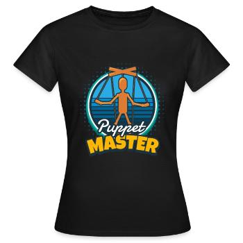 Puppet Master Puppeteer Doll - Women's T-Shirt - black - Front - AI Model Female 172 dark (172cm)
