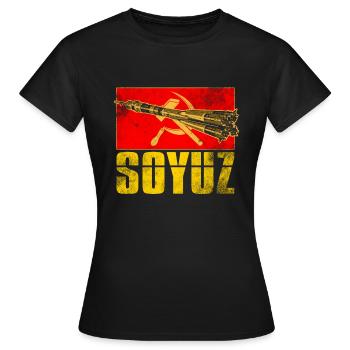 Soviet Union Missile - Women's T-Shirt - black - Front - AI Model Female 172 dark (172cm)