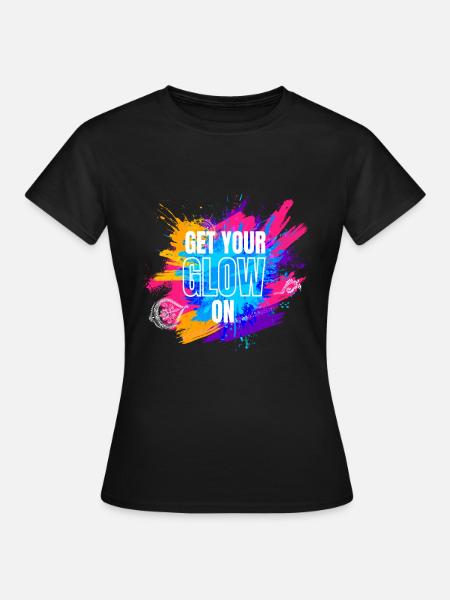 Obtenez votre glow on festival EDM Music - T-shirt Femme - noir