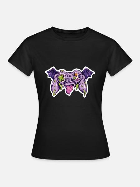 Monster Joystick Controller Gamer - Frauen T-Shirt - Schwarz
