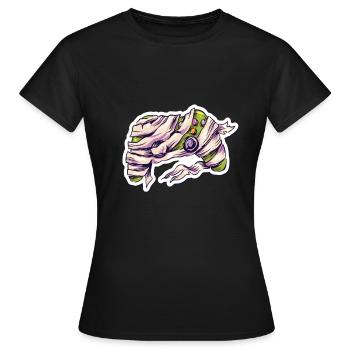 Maman Joystick Controller Gamer - T-shirt Femme - noir - Devant - AI Model Female 172 dark (172cm)