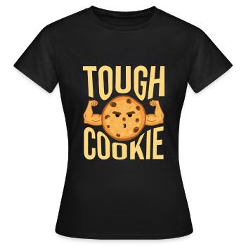 Tough Cookie Cookies Cookies Candy - T-shirt Femme - noir - Devant - AI Model Female 172 dark (172cm)