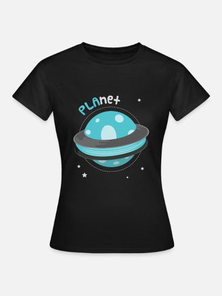 PLAnet PLA 3d Druck 3D Drucker - Frauen T-Shirt - Schwarz