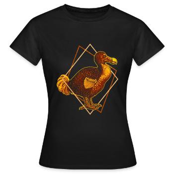 Dodo - Un oiseau disparu incapable de voler - T-shirt Femme - noir - Devant - AI Model Female 172 dark (172cm)