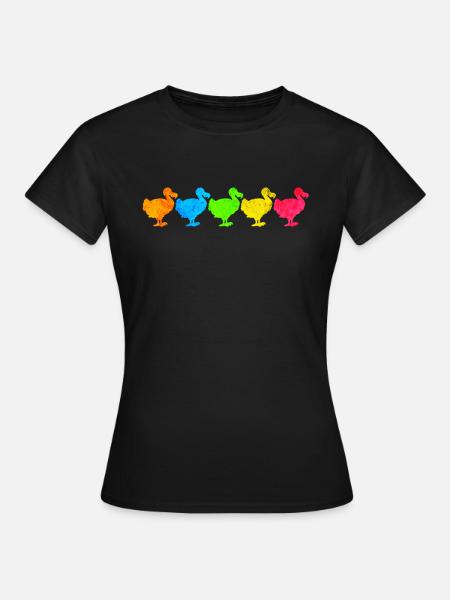 Dodo - ausgestorbener Vogel - Frauen T-Shirt - Schwarz