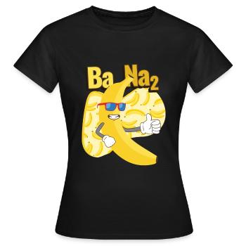 Banane² Fruit Fruit Fruit Fruit - T-shirt Femme - noir - Devant - AI Model Female 172 dark (172cm)