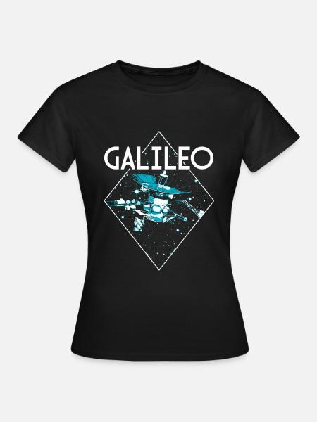 Galileo Jupiter Raumsonde - Frauen T-Shirt - Schwarz